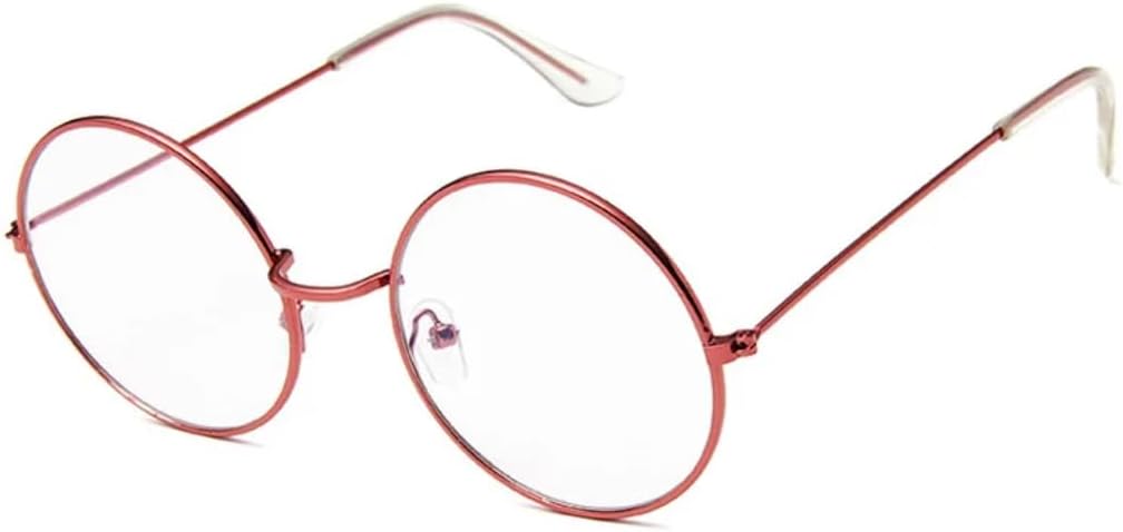 

Солнцезащитные очки с защитой от УФ-излучения UV400 | Металлические круглые линзы в стиле панк | Цветные линзы | Для женщин и мужчин | Для занятий спортом на открытом воздухе и вождения DSVIGF, Red