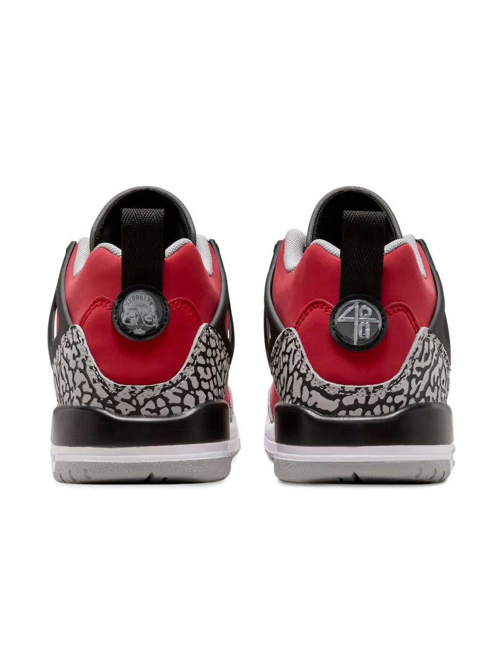 Кроссовки Jordan Spizike Low Toro - Gym Red/Wolf Grey/Cool Grey/Black Jordan Kids, красный — фото 3