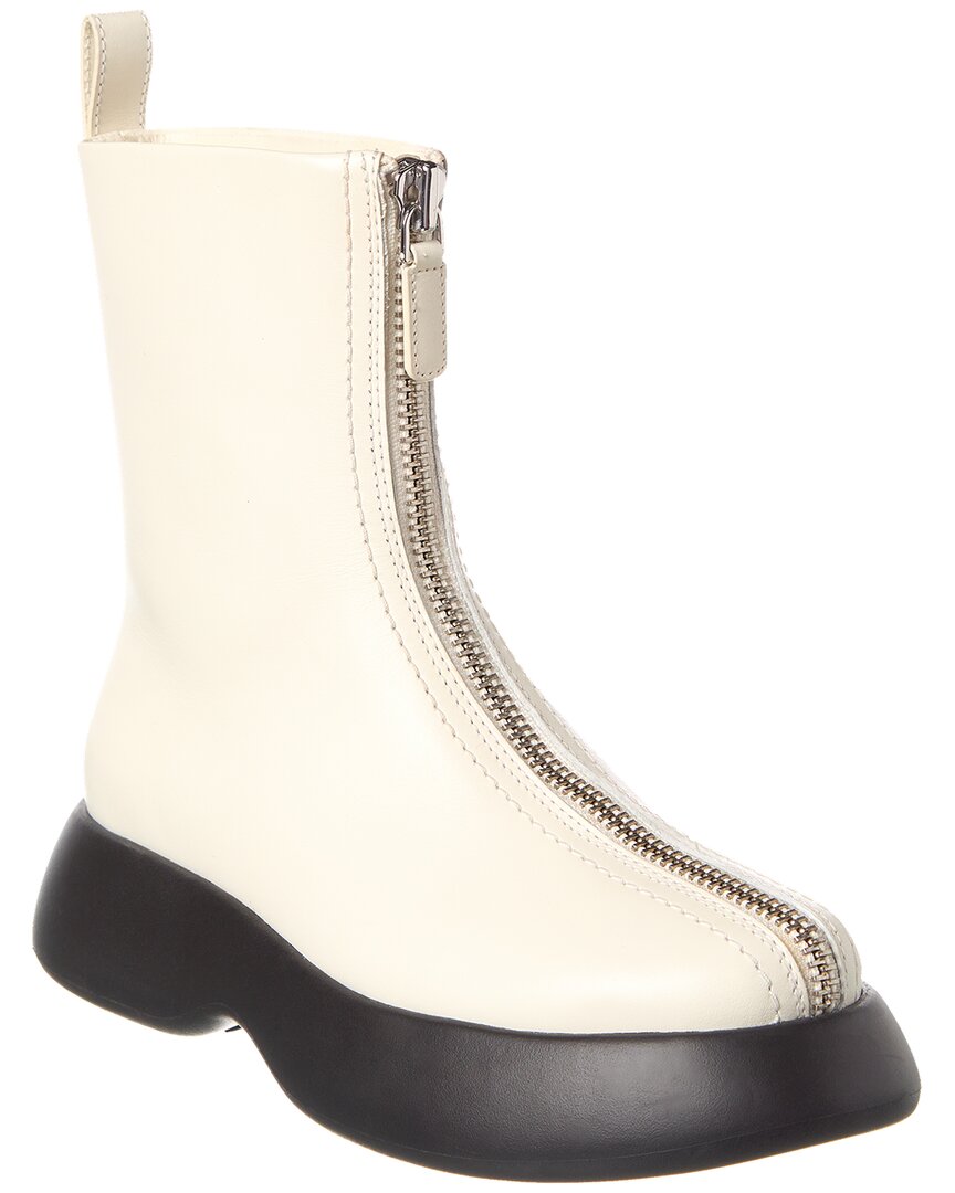 3.1 Phillip Lim Mercer Zip Кожаные армейские ботинки, белый