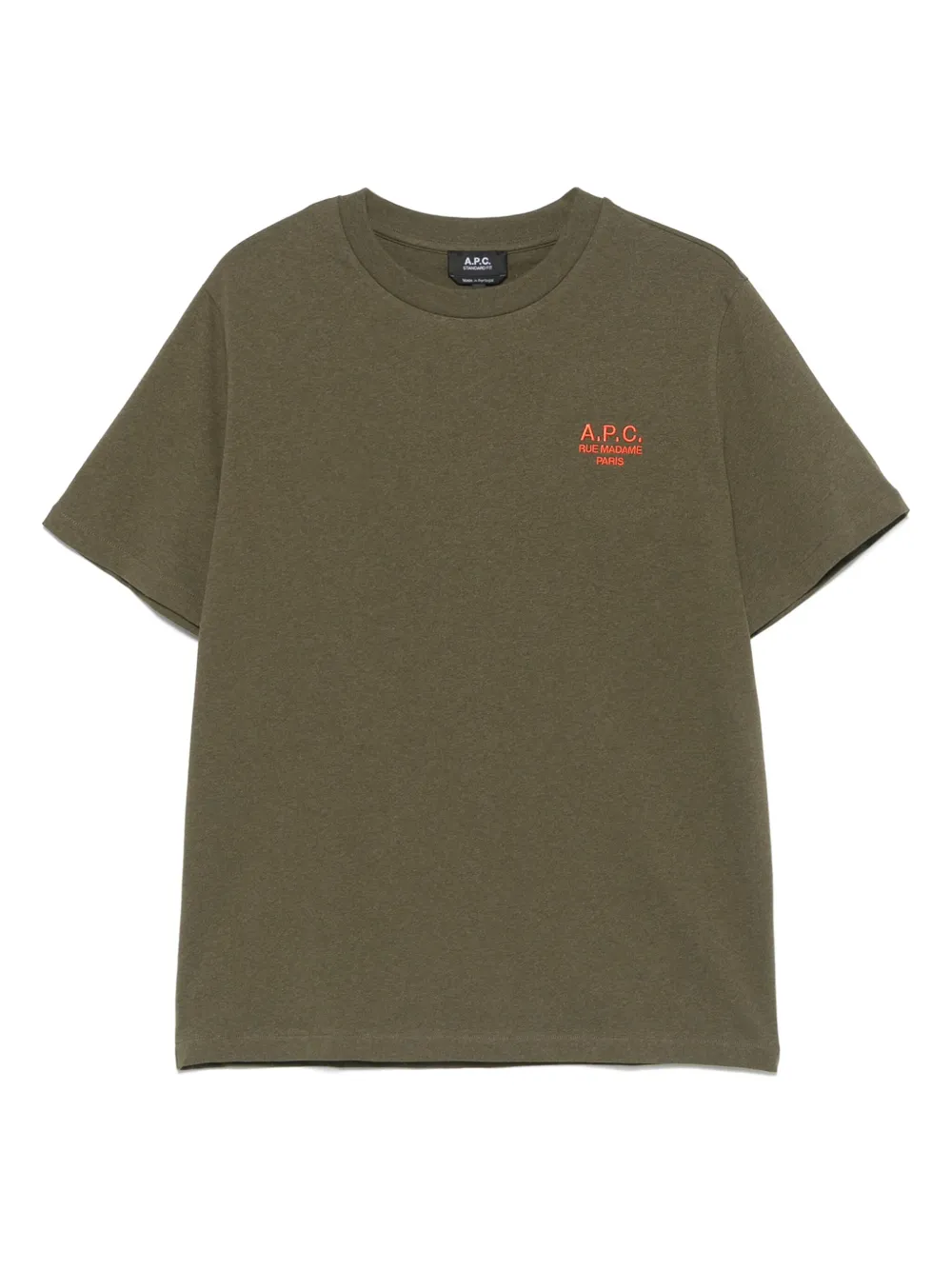 

Футболка с логотипом A.P.C., зеленый