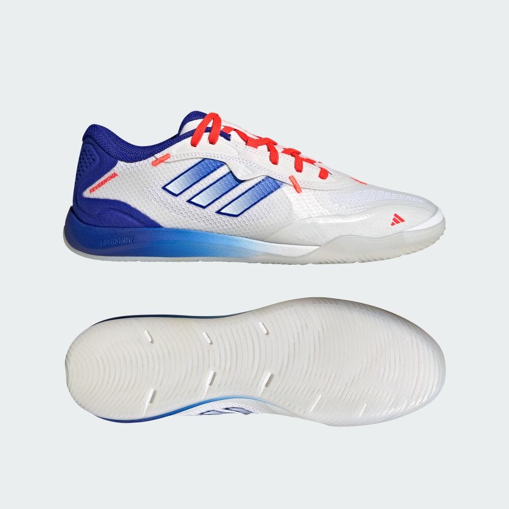 

Кроссовки Adidas FEVERNOVA COURT IN / Indoor use / FEVERNOVA COURT IN, цвет White/Lucid Blue/Solar Red