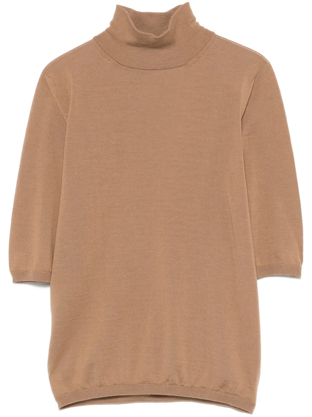 

Шерстяной топ MAX MARA, коричневый