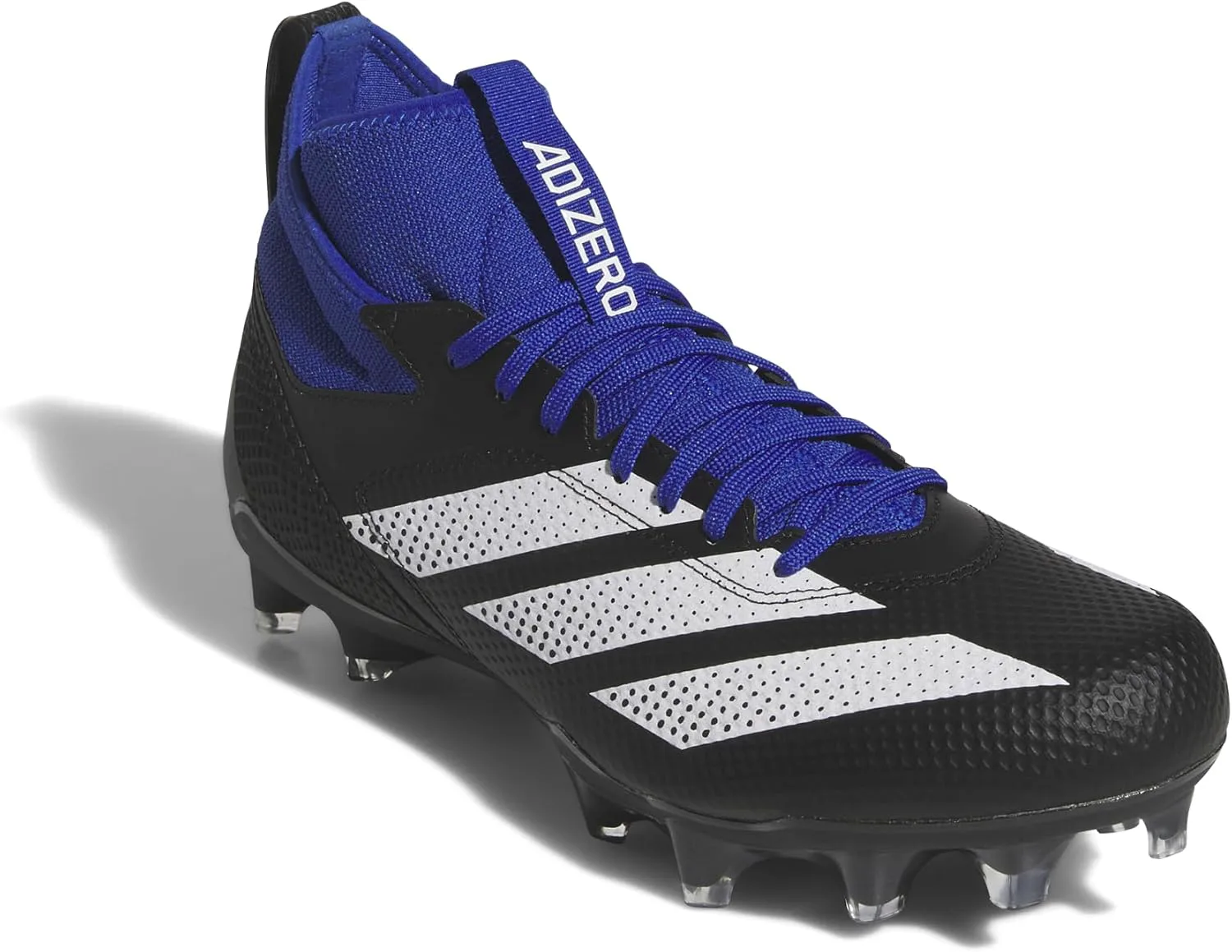 Футбольные бутсы Adidas Adizero Impact для взрослых, унисекс, черный/белый/синий — фото 4