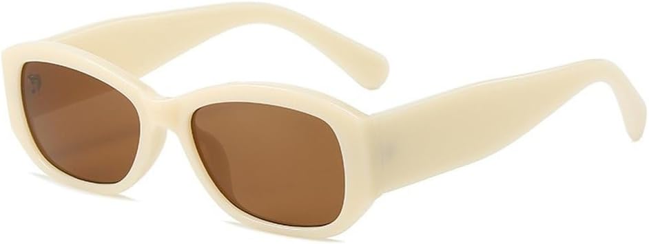 

Модные квадратные солнцезащитные очки серого цвета, женские, с защитой от УФ-излучения UV400, ретро, ​​темно-зеленые, панк, мужские солнцезащитные очки SKFGNX, Beige Tea