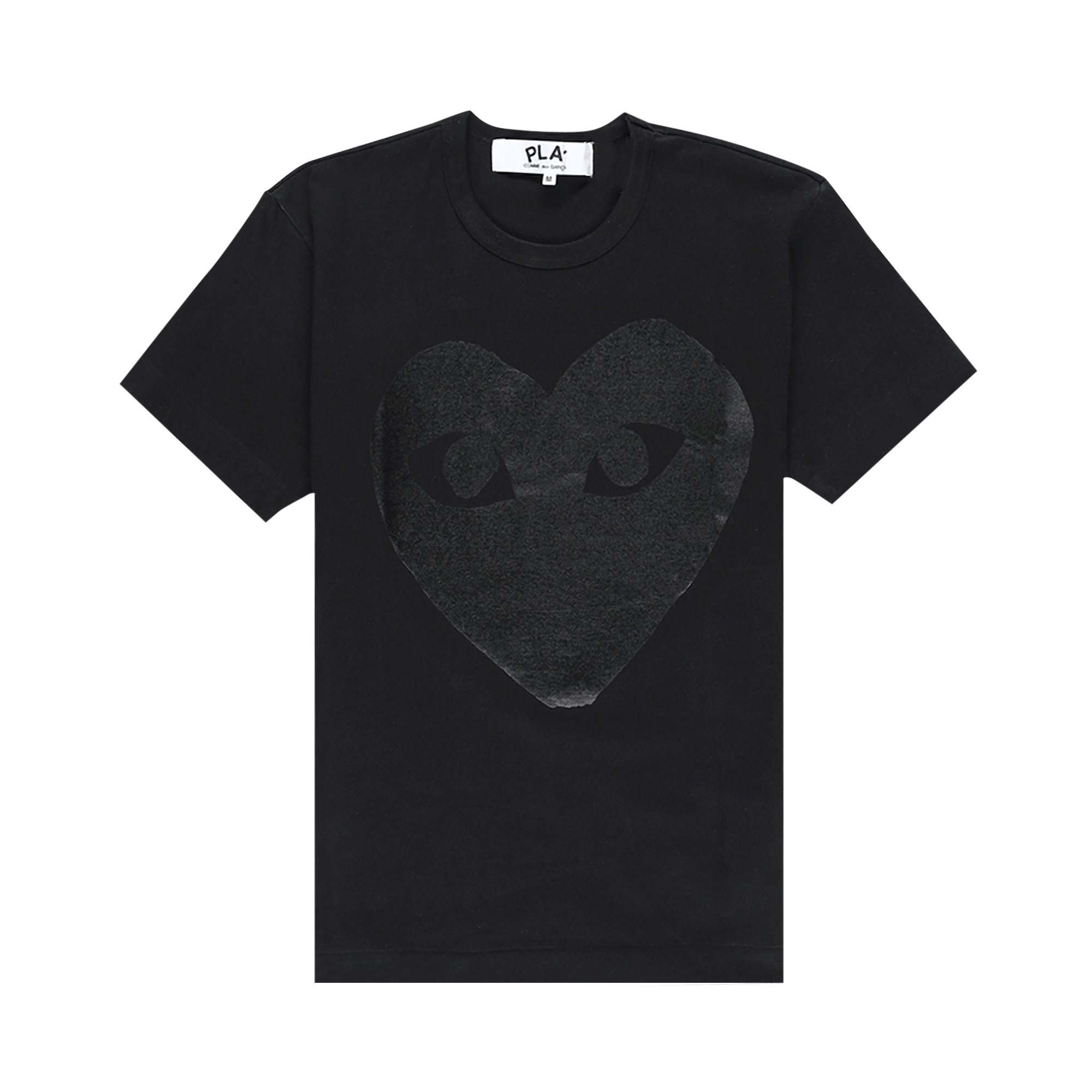 

Футболка с логотипом Comme des Garçons PLAY Heart, цвет Черный