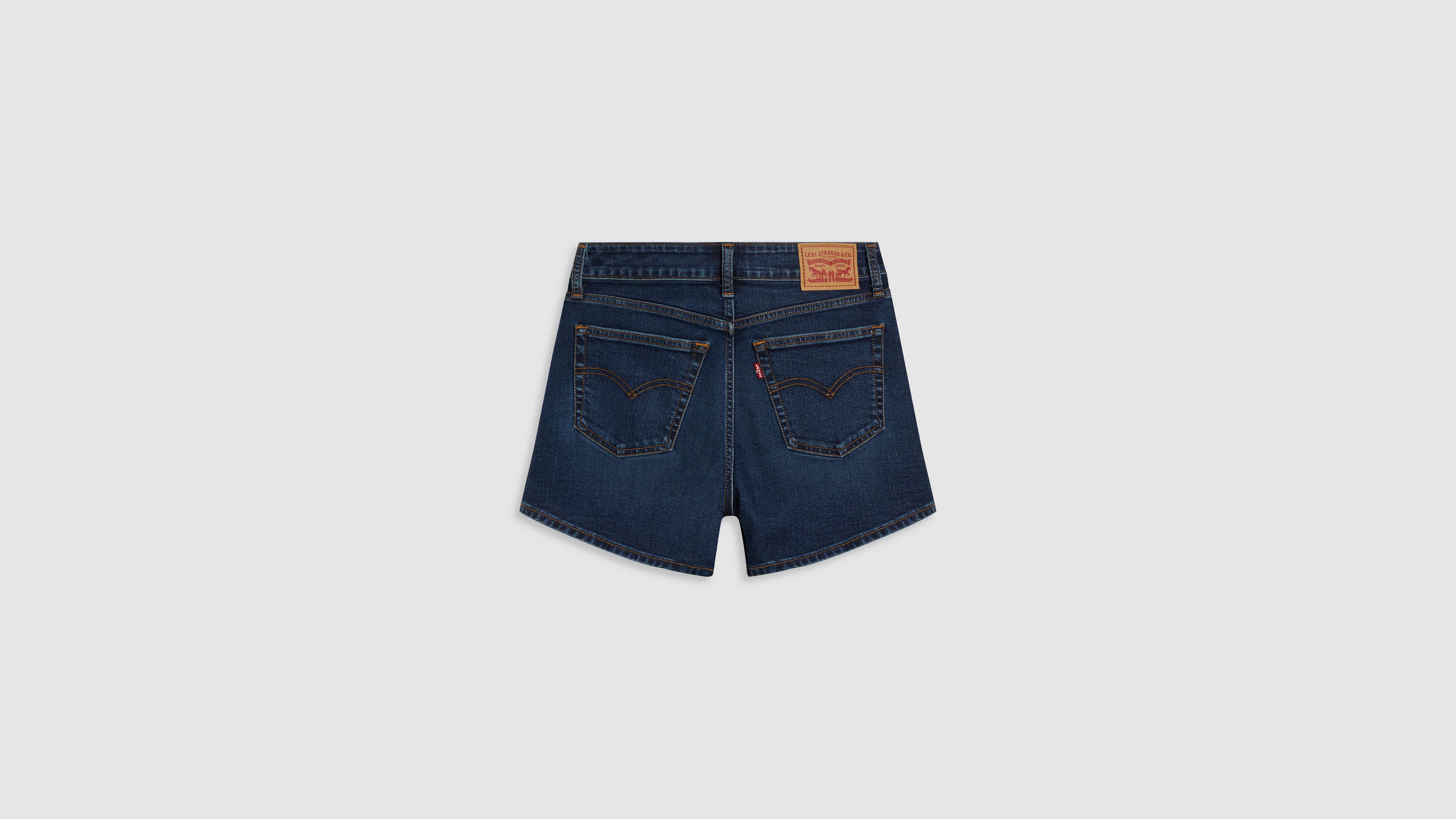 Шорты женские А-силуэта Levi's, цвет Don't You Know - Dark Wash — фото 2