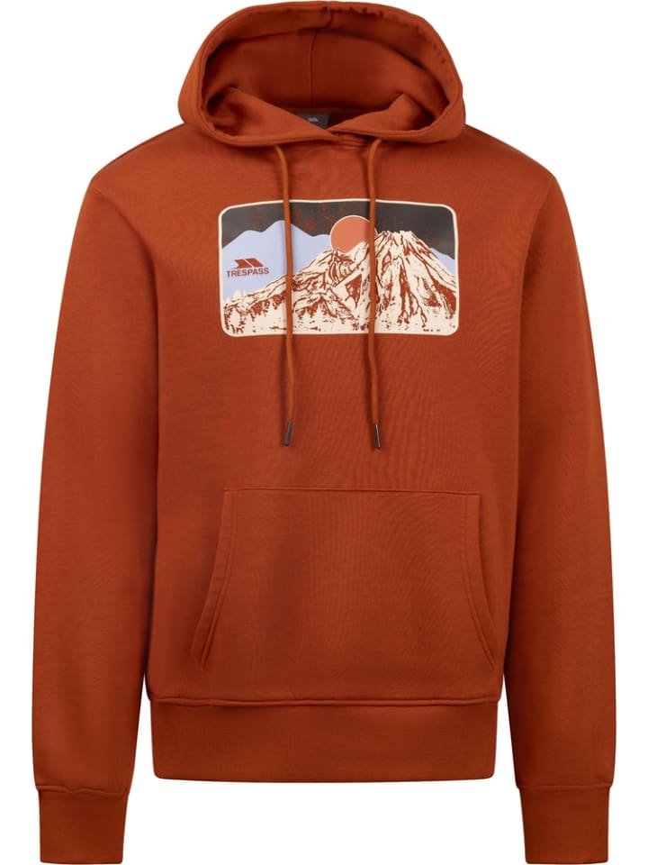 

Толстовка Norton Casual Hoodie оранжевого цвета Trespass