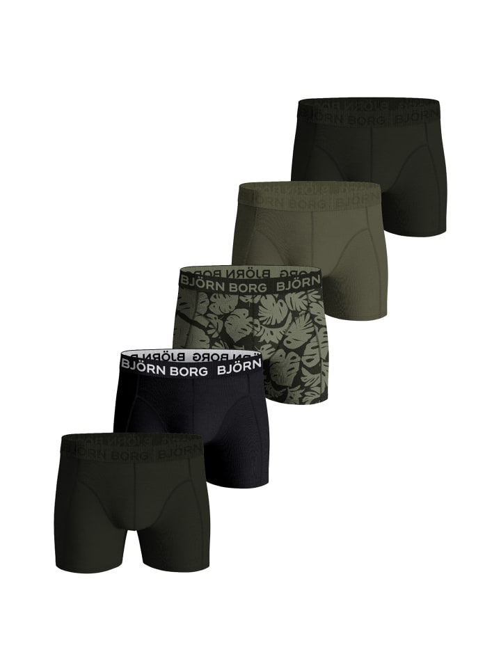 

Боксерские трусы Björn Borg, цвет schwarz/grün