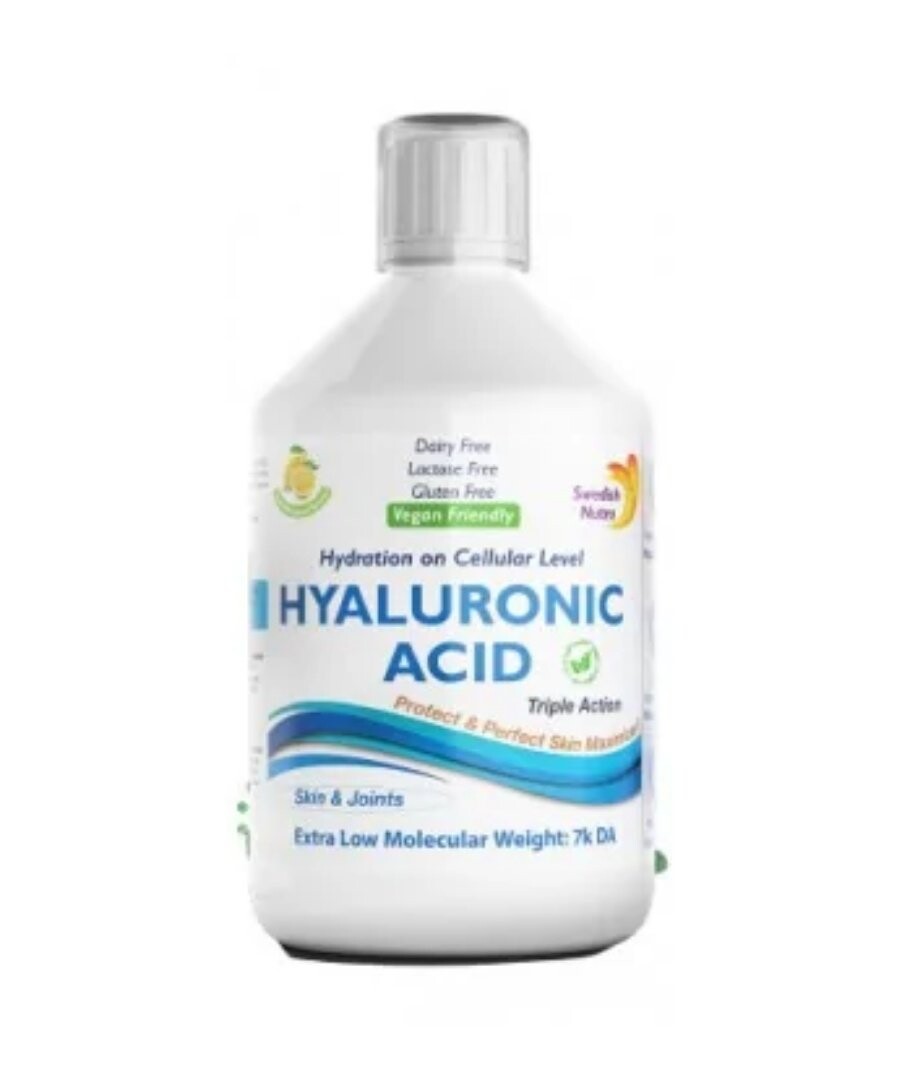 

Гиалуроновая кислота 100мг 500мл ШВЕДСКАЯ НУТРА Swedish Nutra