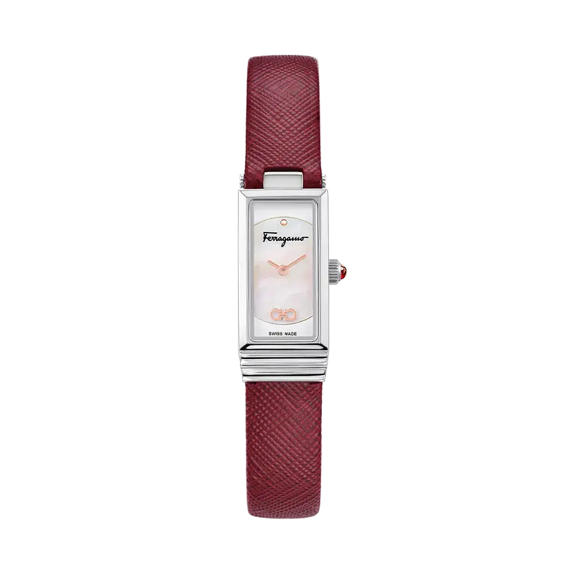 

Ferragamo Часы Wrist Watch Quartz Movement Cow Leather Strap 14 White Dial Women's Watch