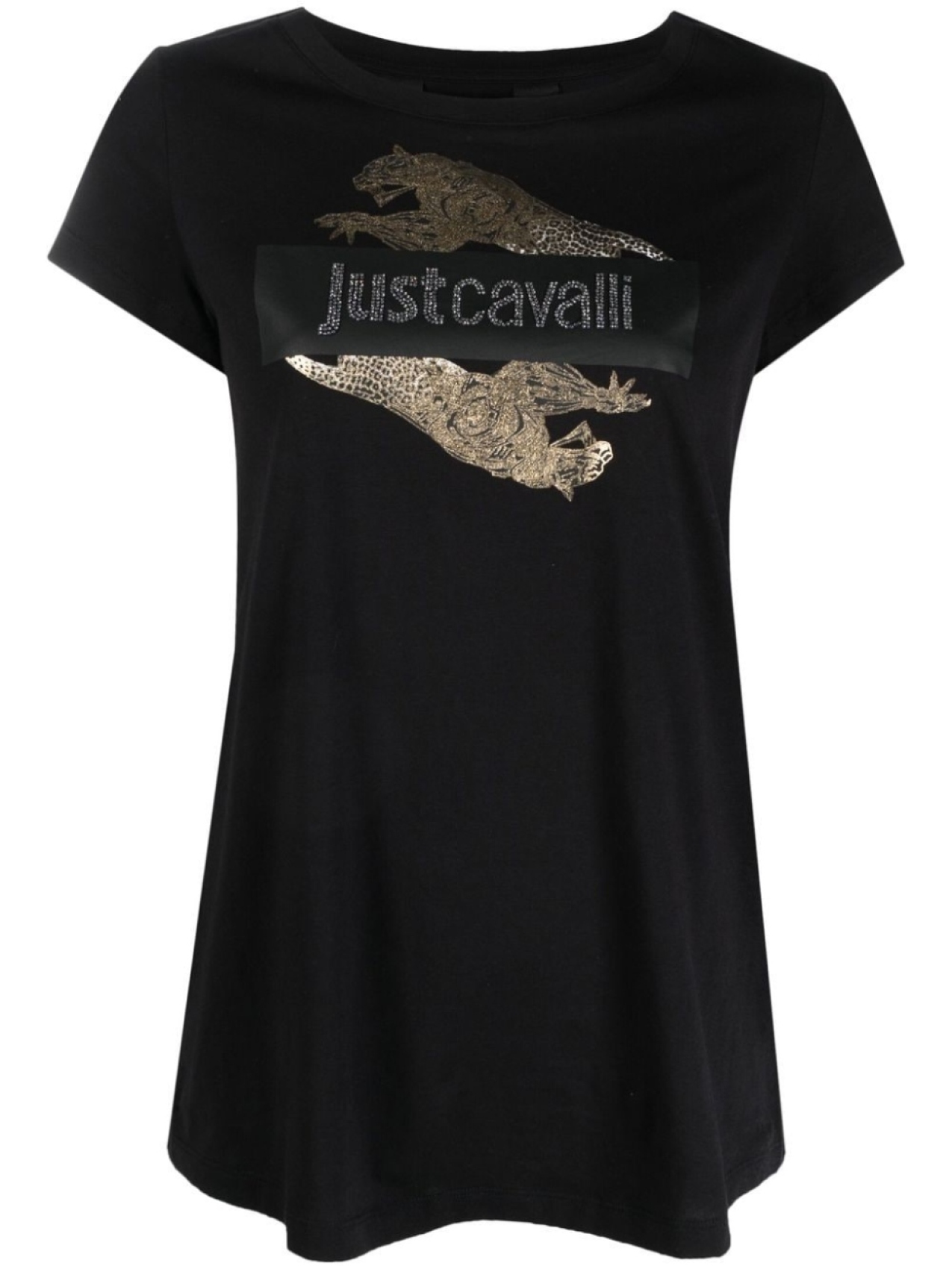 

Just Cavalli футболка с логотипом, черный