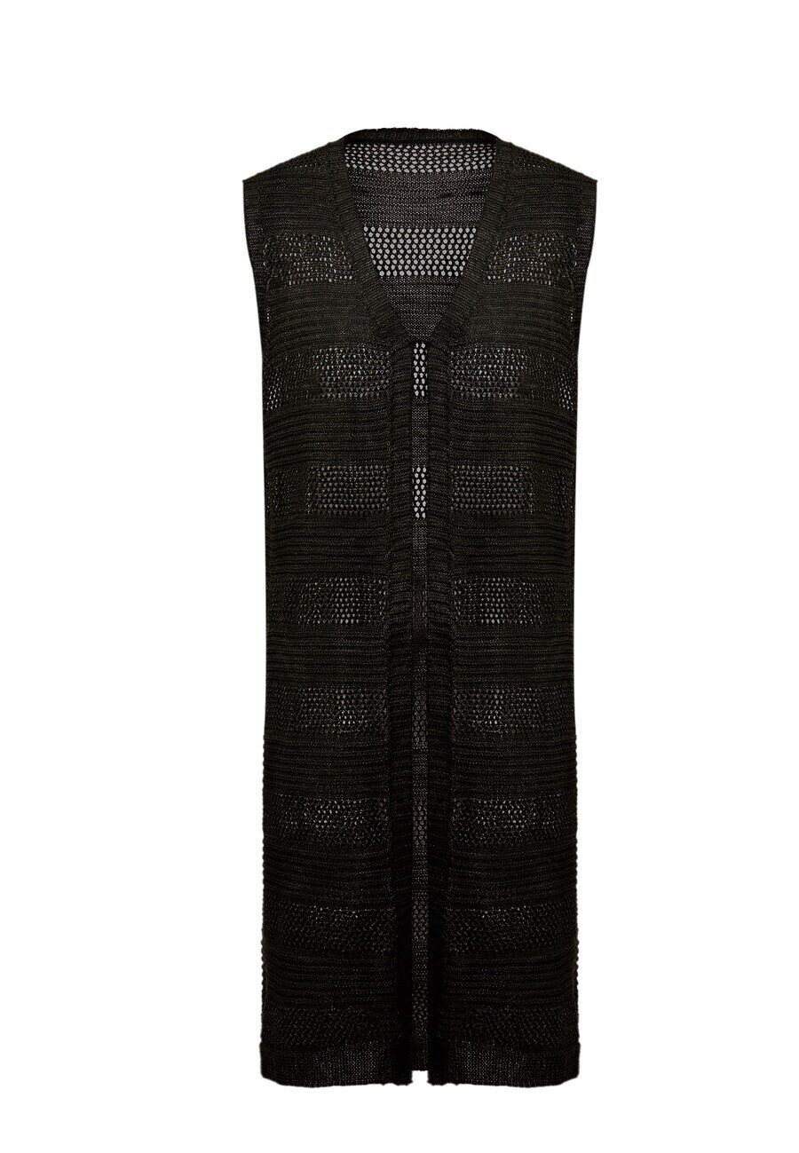 

Вязаный кардиган ALARY Knitted Vest, черный