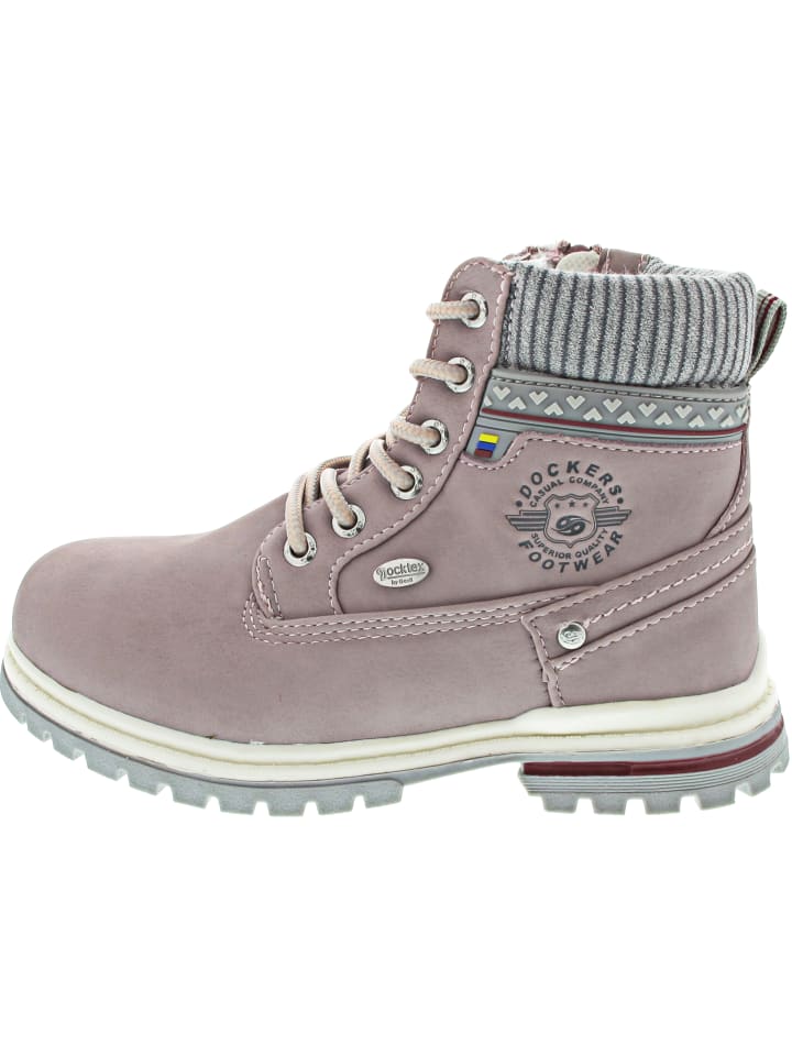 

Dockers by Gerli Розовые ботинки на шнуровке