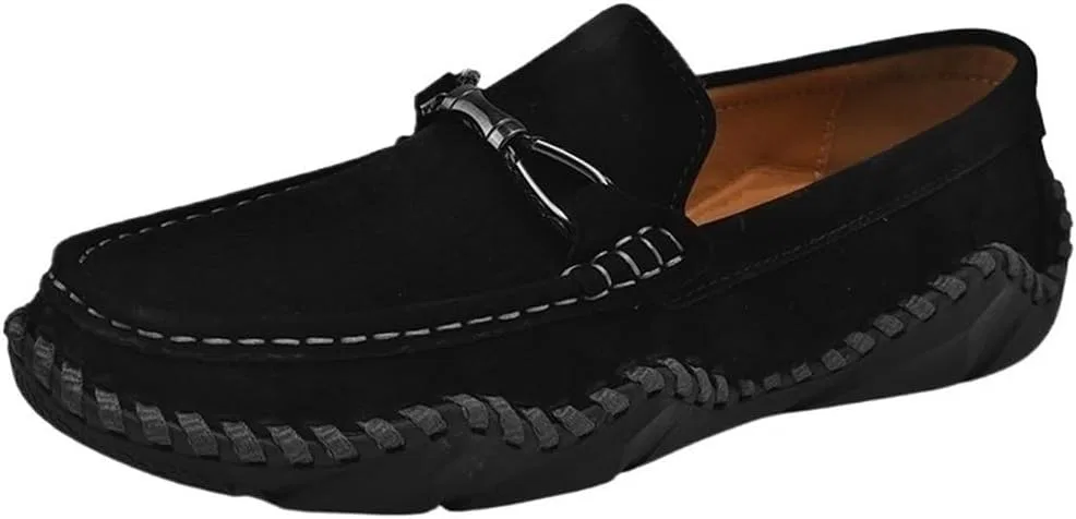Лоферы мужские замшевые, Black DHFIRUFSHLO