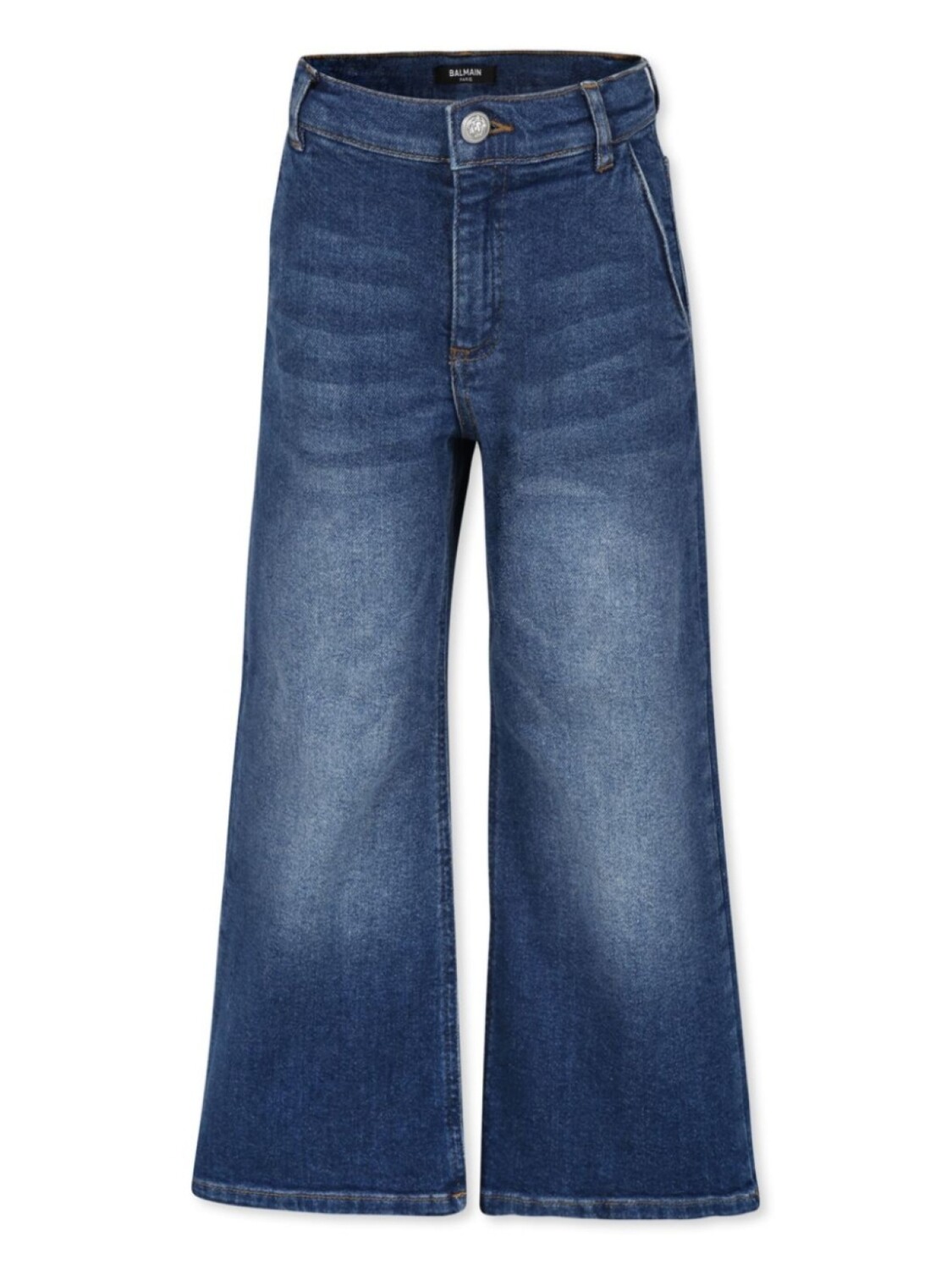 

Balmain Kids расклешенные джинсы, синий