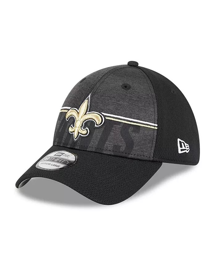 

Мужская черная кепка Flex Fit New Orleans Saints 2023 NFL Training Camp 39THIRTY New Era, черный