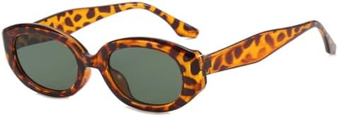 

Ретро маленькие солнцезащитные очки для женщин, популярный модный тренд, конфетные цвета, женские панк-очки, защита от УФ-излучения UV400, леопардовый принт, зеленый, O MTZJH, One Color