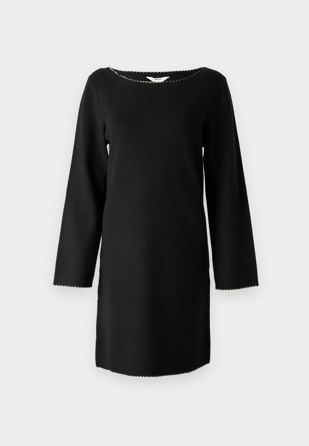 

Платье-джемпер OBJTHESS MINI DRESS Object, черный
