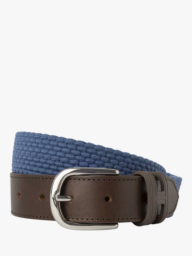 

Ремень с кожаными плетёными наконечниками Hackett London