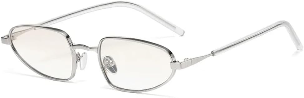 

Популярные модные солнцезащитные очки «кошачий глаз» для женщин, защита от УФ-излучения UV400, ретро-стиль, конфетные цвета, мужские солнцезащитные очки TVTBBVV, Silver