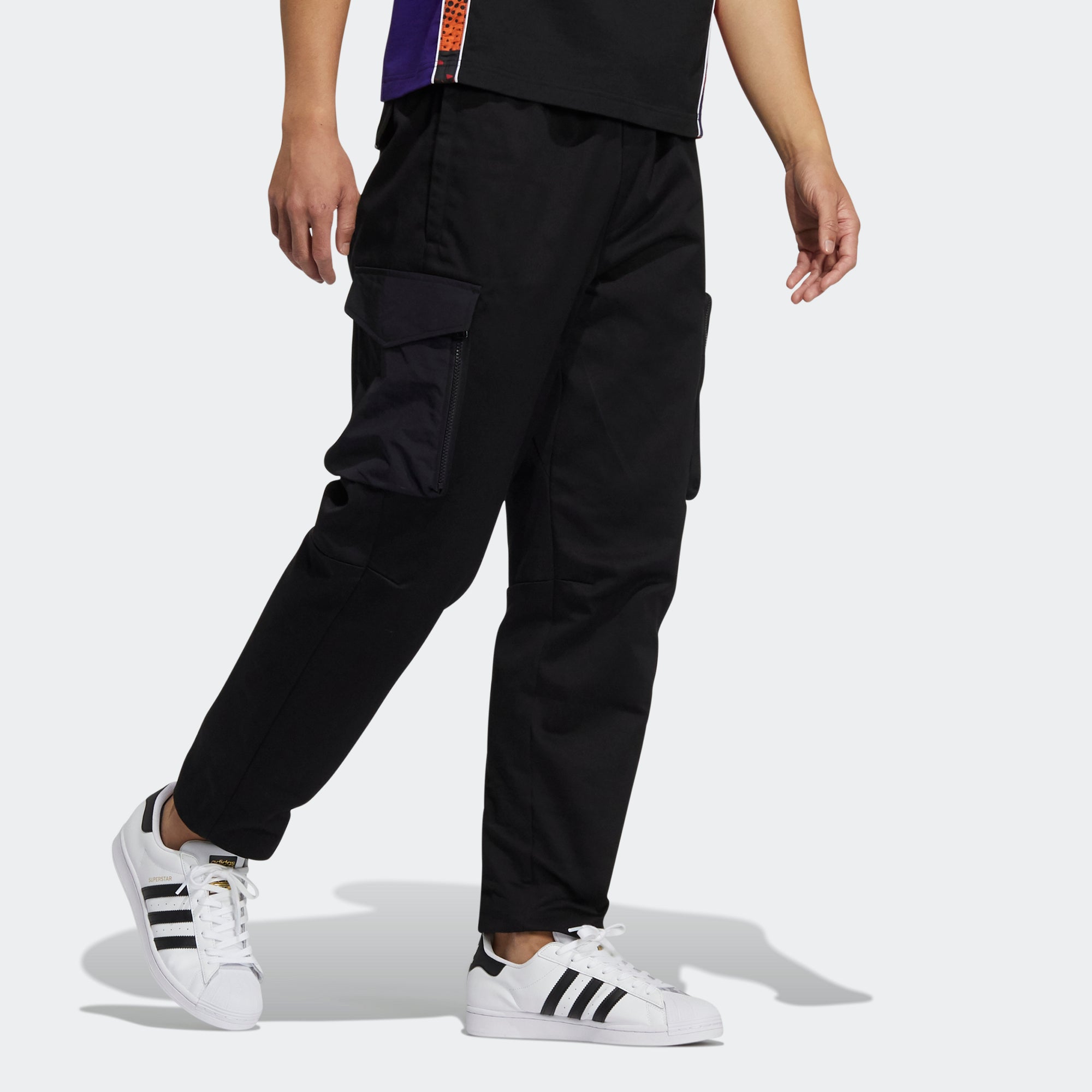Повседневные брюки adidas originals Mr Track Pant Casual Breathable Sports Cargo Pants Black HC0377 — фото 4