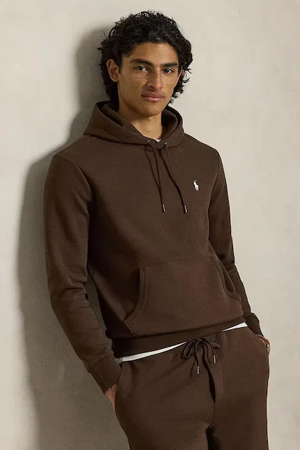 Толстовка с капюшоном бренд Polo Ralph Lauren, коричневый