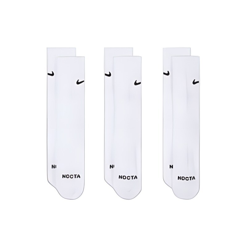 

Набор из 3 белых носков Nike x Drake NOCTA Crew, 3 шт. (белый)