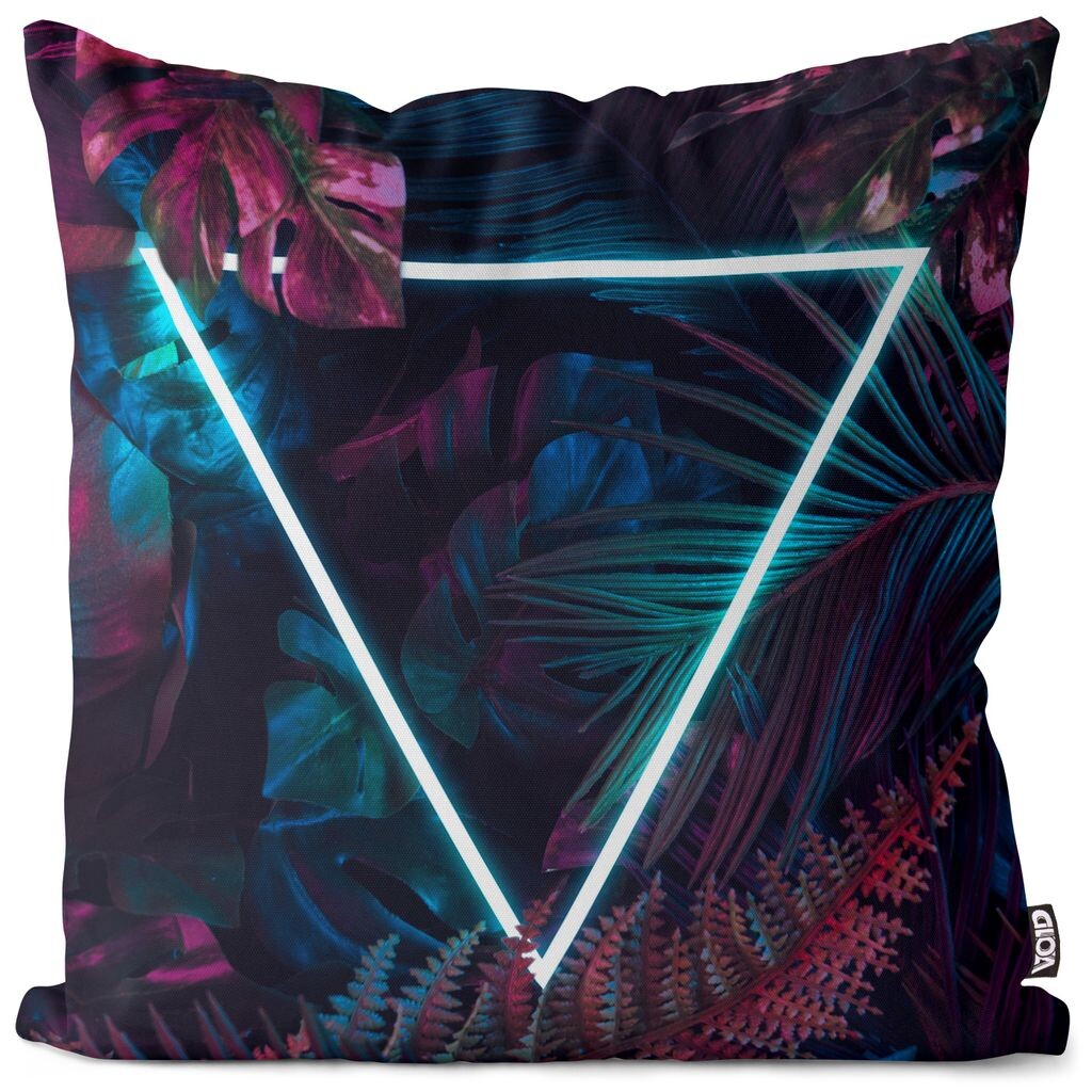 

Чехол на подушку VOID Night Palms, полиэстер, водонепроницаемая подушка для улицы и дома. Размер: 60 x 60 см.