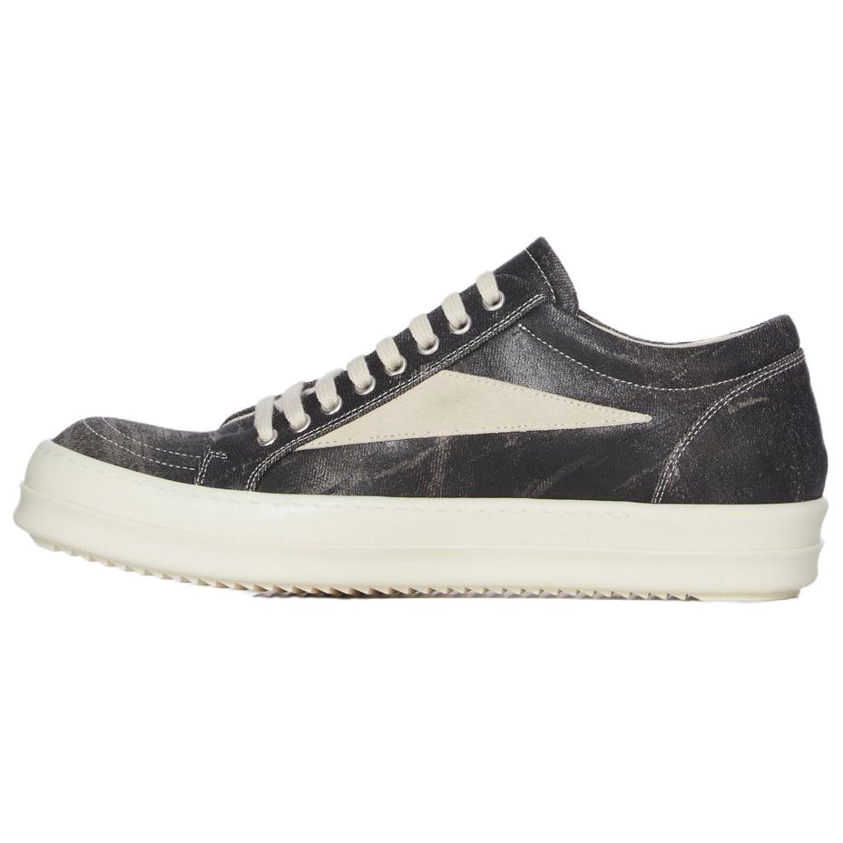

Rick Owens Drkshdw Низкие парусиновые кеды мужские черный