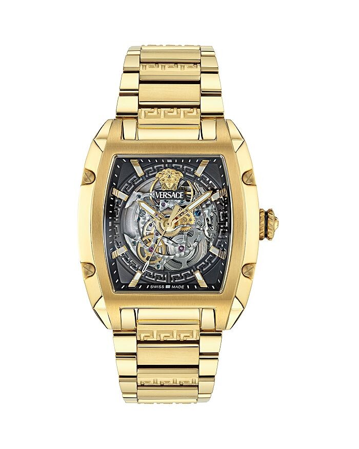 

Часы Versace Dominus Skeleton, 42 x 50 мм, черный