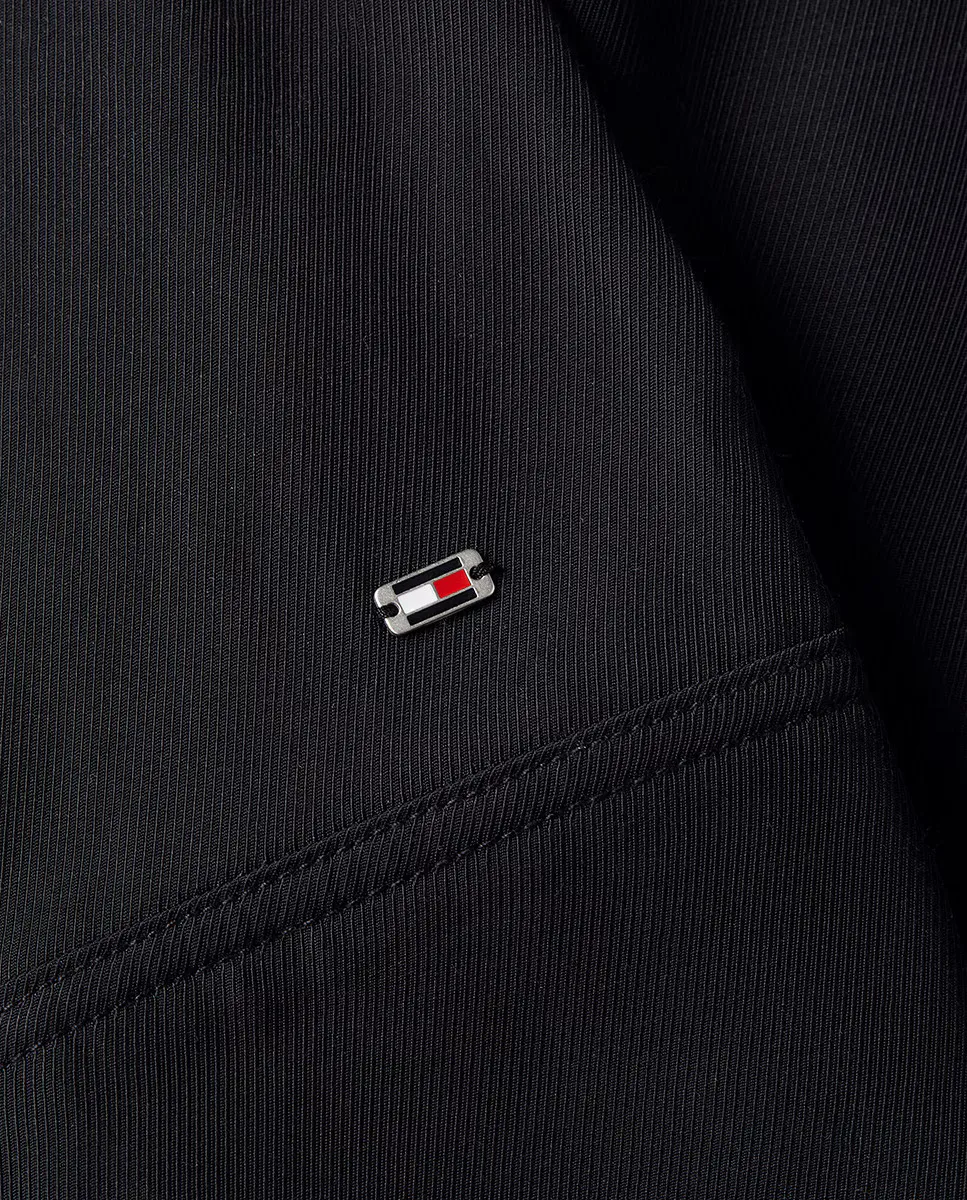 

Струящаяся женская блузка с V-образным вырезом Tommy Hilfiger, черный