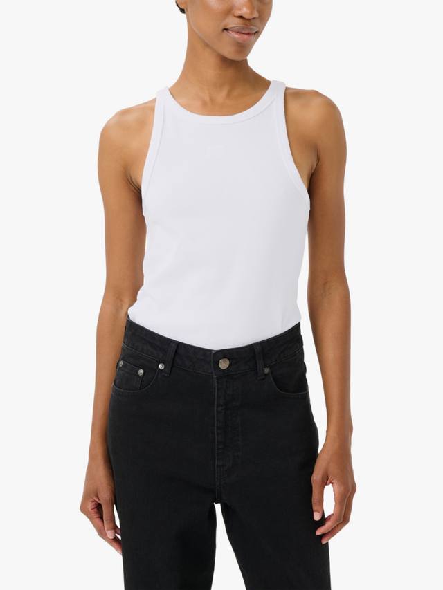 

Футболка GZdrew из хлопкового микса Gestuz, Bright White