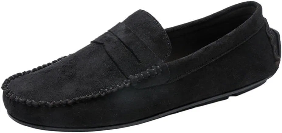 Лоферы мужские мокасины, повседневные, Black UOPYNE