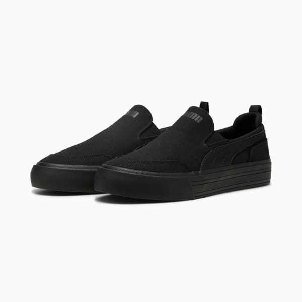 Мужские туфли без застежек Court Classic Vulcanized Puma, черный — фото 2
