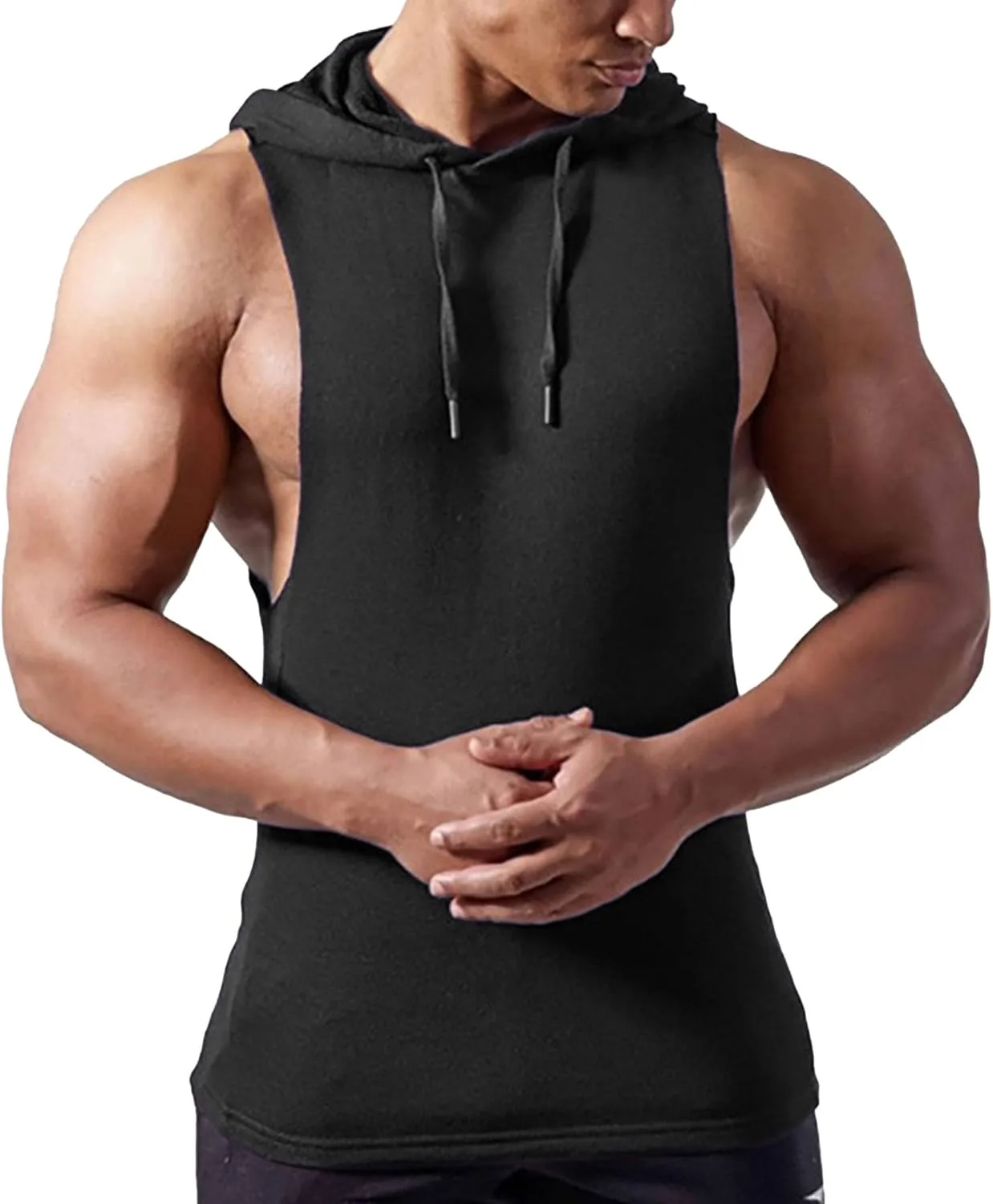 

Мужской спортивный жилет-толстовка sleeveless hoodie для тренировок