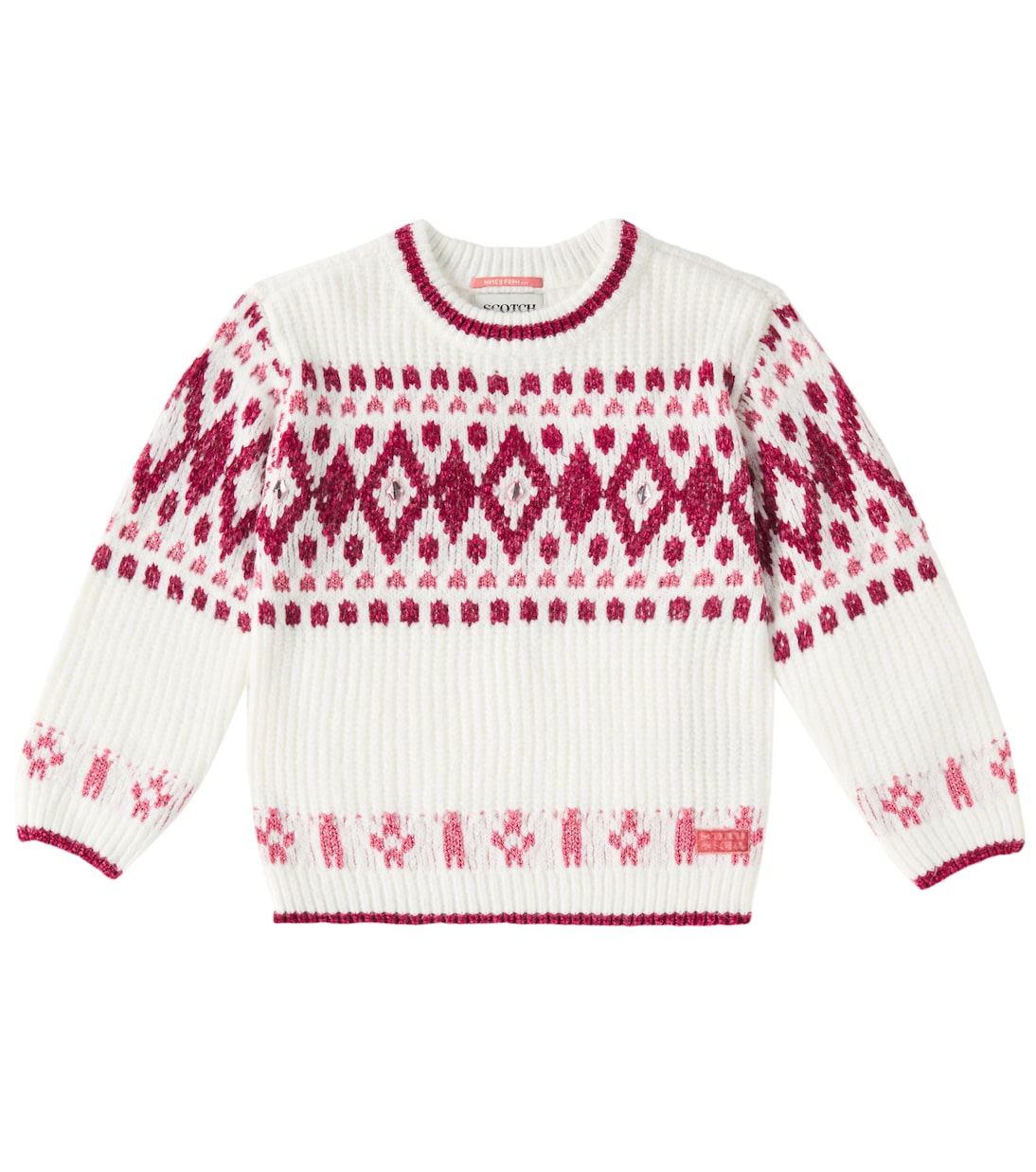 

Свитер Фэр-Айл Scotch & Soda Kids, Rose Glitter
