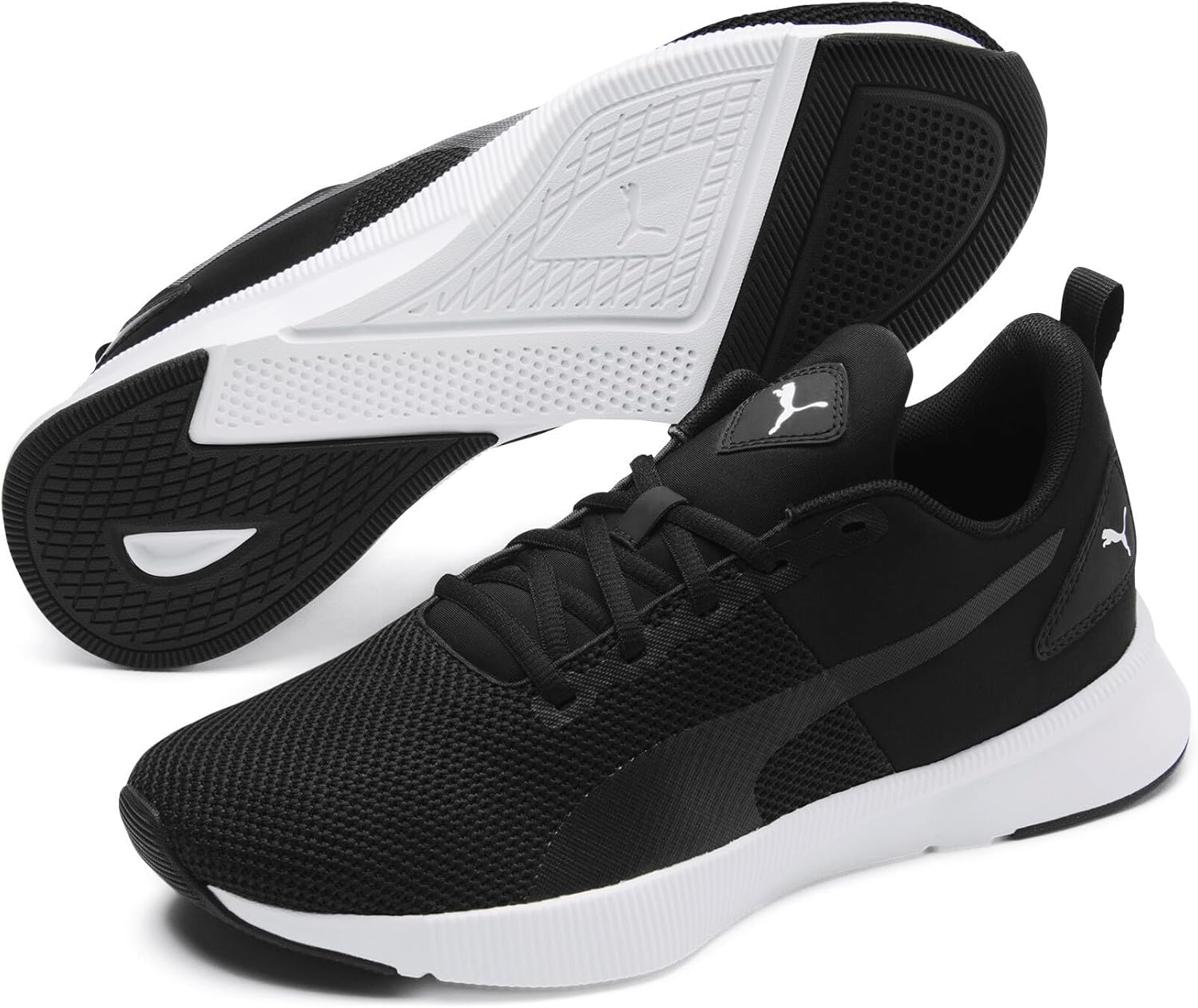 Кроссовки для бега Puma Unisex Flyer Runner, белый/черный — фото 3
