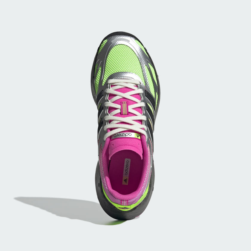 Женские кроссовки Adidas Adizero Aruku, розовый/желтый — фото 2