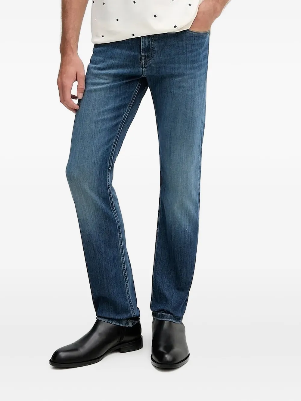 

Джинсы прямого кроя Normal Bel KARL LAGERFELD, синий