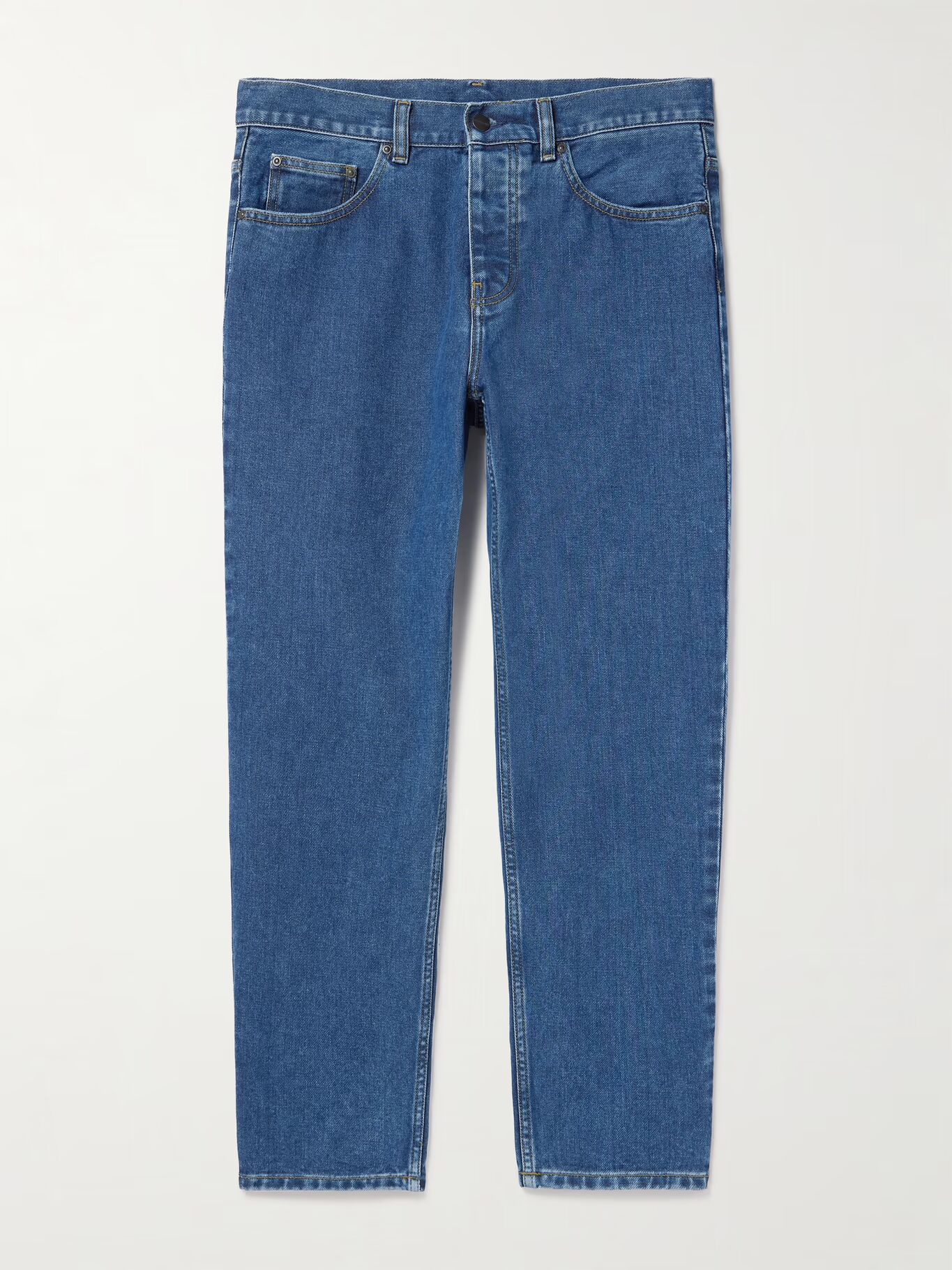 

Зауженные джинсы Newel с аппликацией логотипа CARHARTT WIP, синий