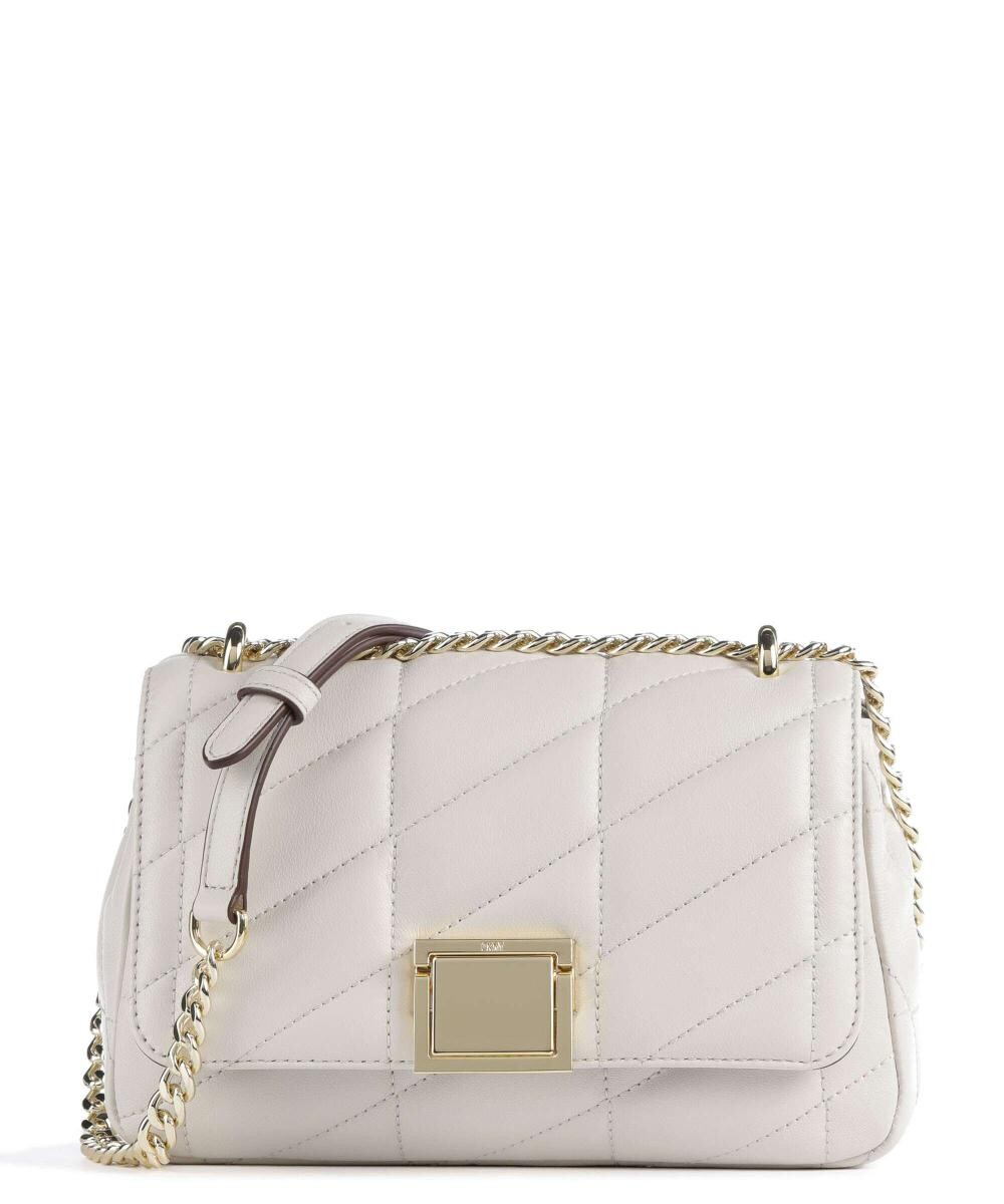 

Сумка Beau на плечо из кожи ягненка Dkny, белый