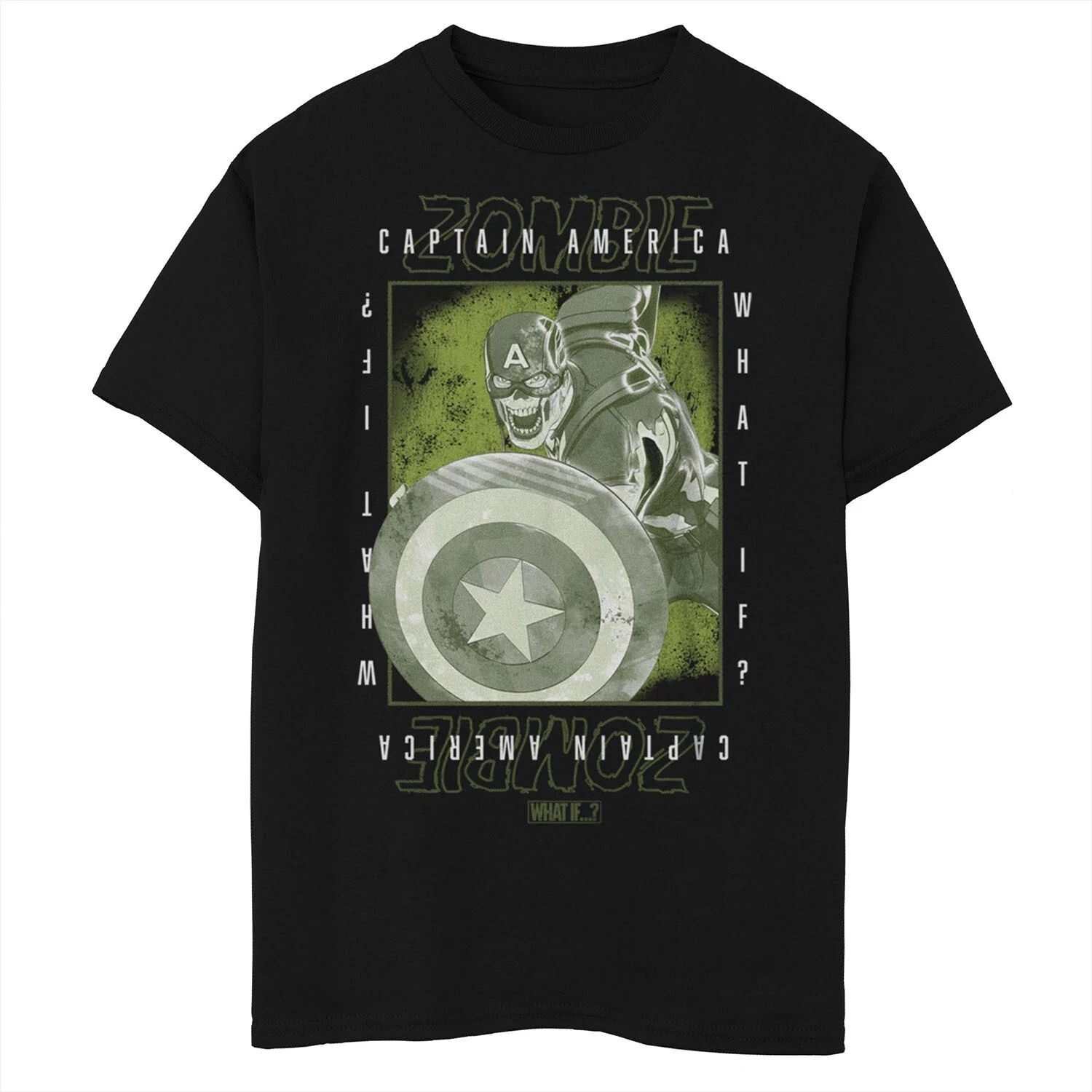 

Футболка с постером «Капитан Зомби» для мальчиков 8–20 лет Marvel «Что, если бы» Marvel