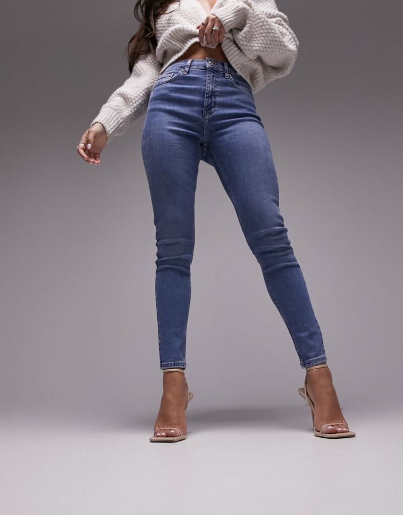 

Синие джинсы Topshop Jamie