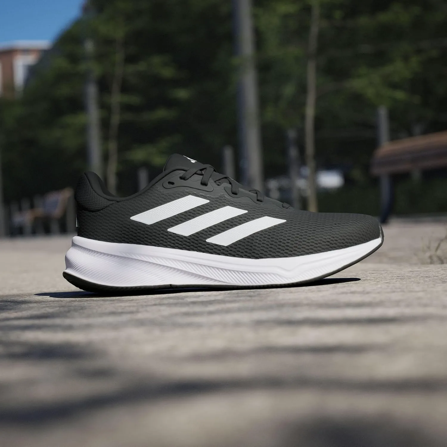 Мужские кроссовки для бега Adidas Response, черный — фото 2
