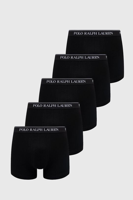 

Боксеры (5 шт.) 714864292001 Polo Ralph Lauren, черный