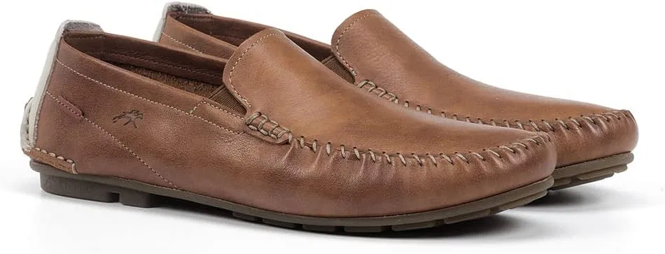Туфли Fluchos F1173 Dorian Herren-Loafer, Brown Cuero — фото 2