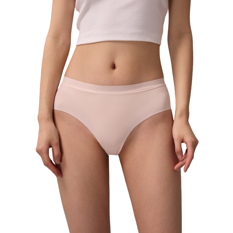 Женские трусы 3 штуки Calvin Klein, черный/нежно-розовый — фото 4