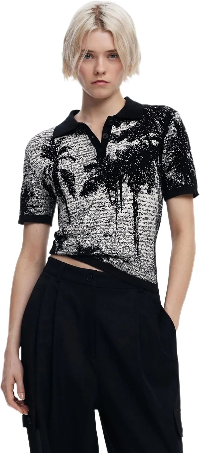 

Desigual Женская футболка Ts Tropical Hawaii Lacroi