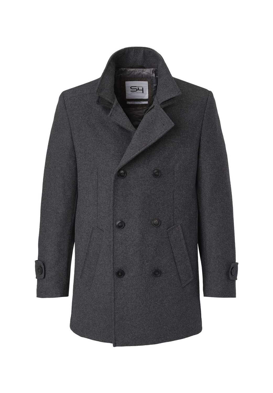 

Элегантное шерстяное пальто Джордж S4 JACKETS, цвет Light Grey Melange