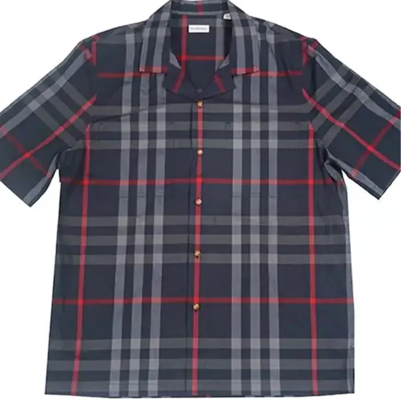 Рубашка мужская Burberry мультиколор, классический крой, весна-осень — фото 3